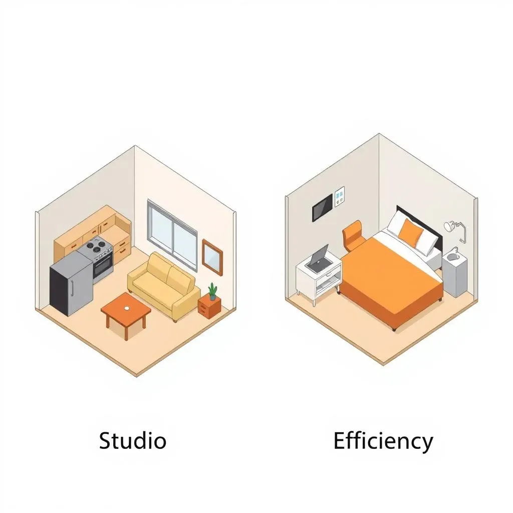 0 Bedroom Apartments Explained: Studio vs. Efficiency Units