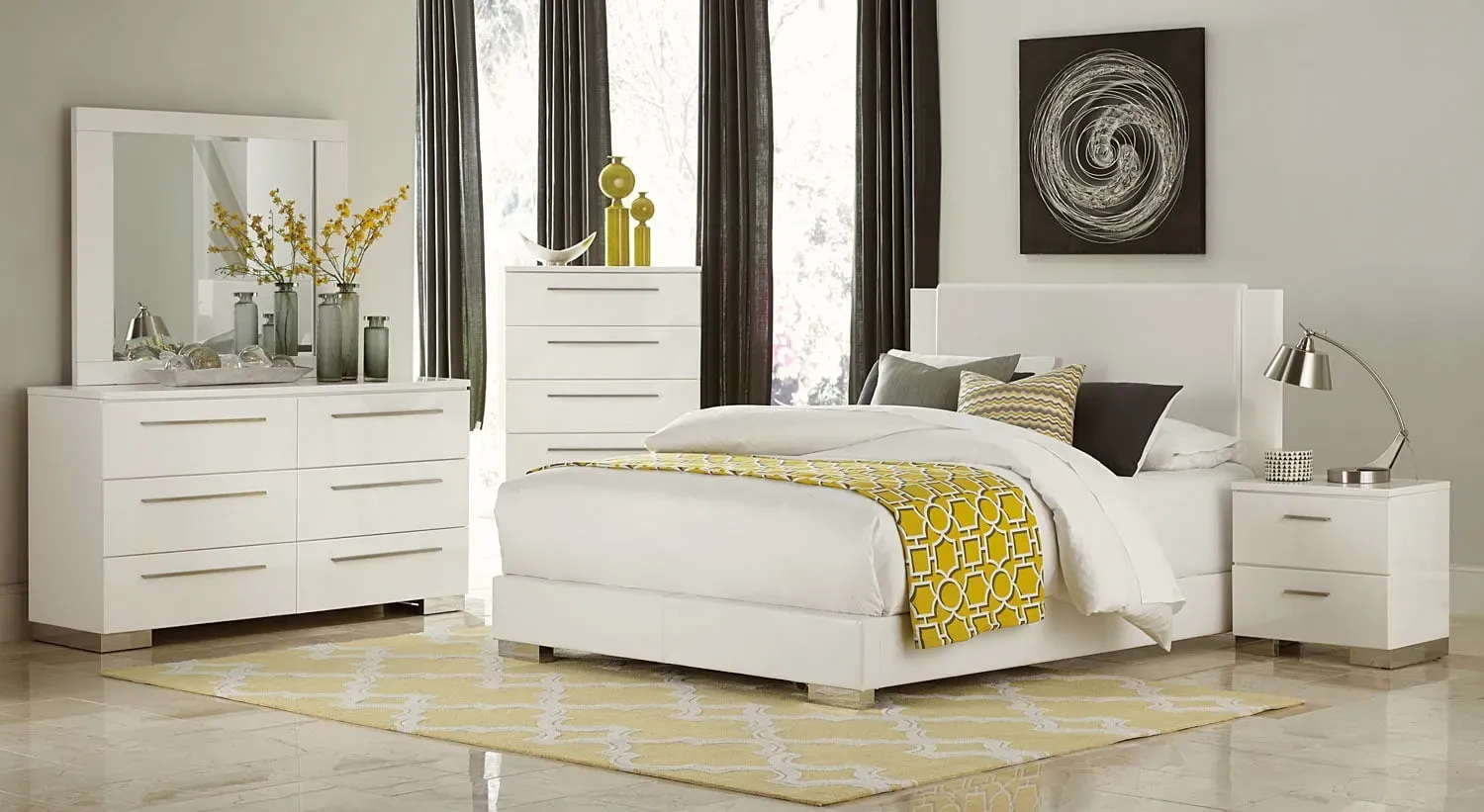 Stunning 4 piece white bedroom furniture sets: Pick the perfect look