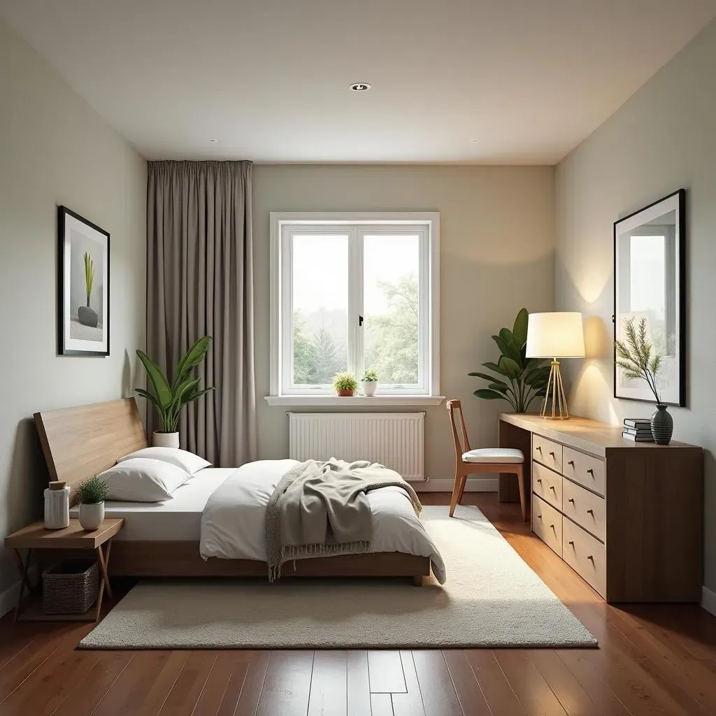 Smart 7x10 bedroom furniture layout: Maximize Space