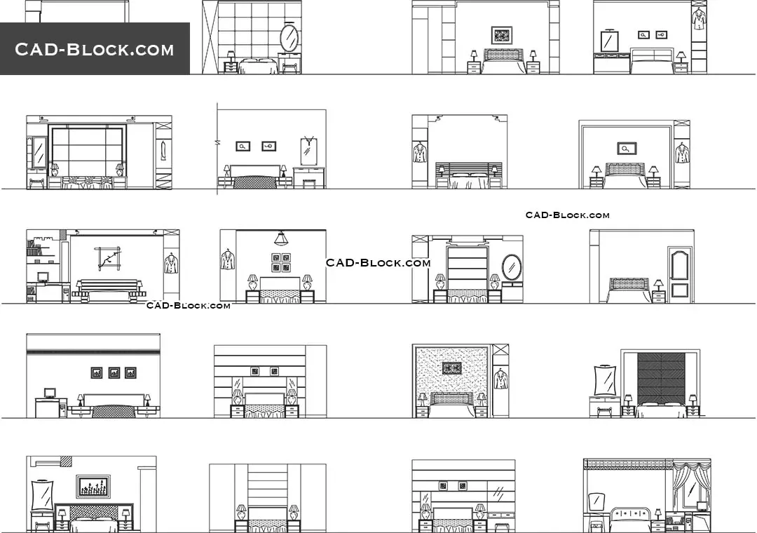Discover Bedroom Furniture Elevation CAD Block Secrets