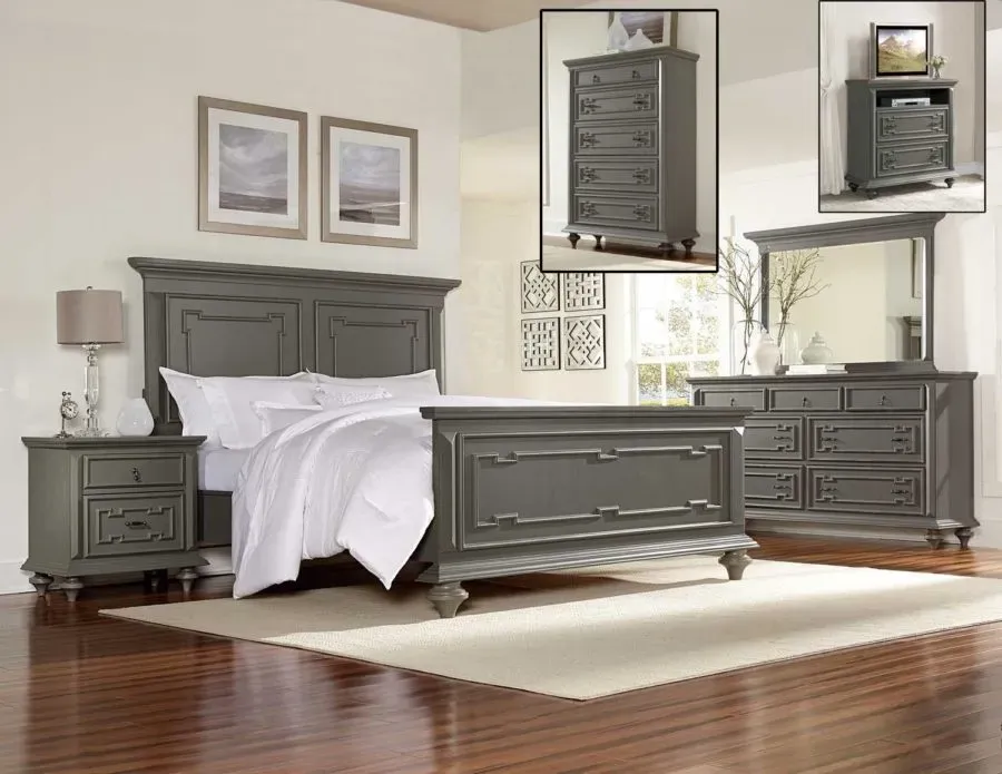 Discover essential dark grey bedroom furniture style
