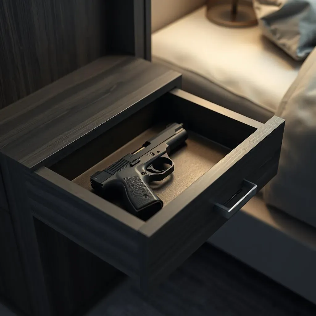 Discreet Firearm Safety with Gun Concealment Bedroom Furniture