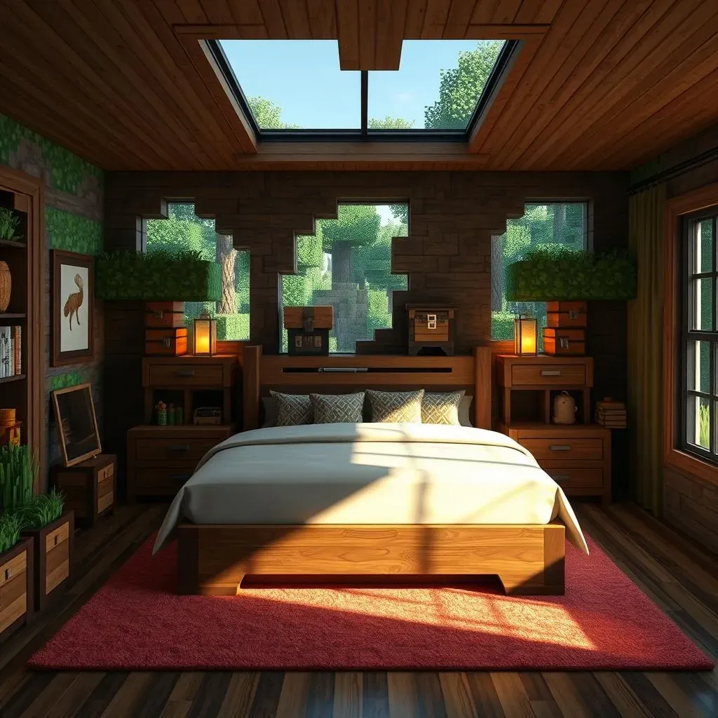 Level Up Your Minecraft Bedroom Furniture with Storage