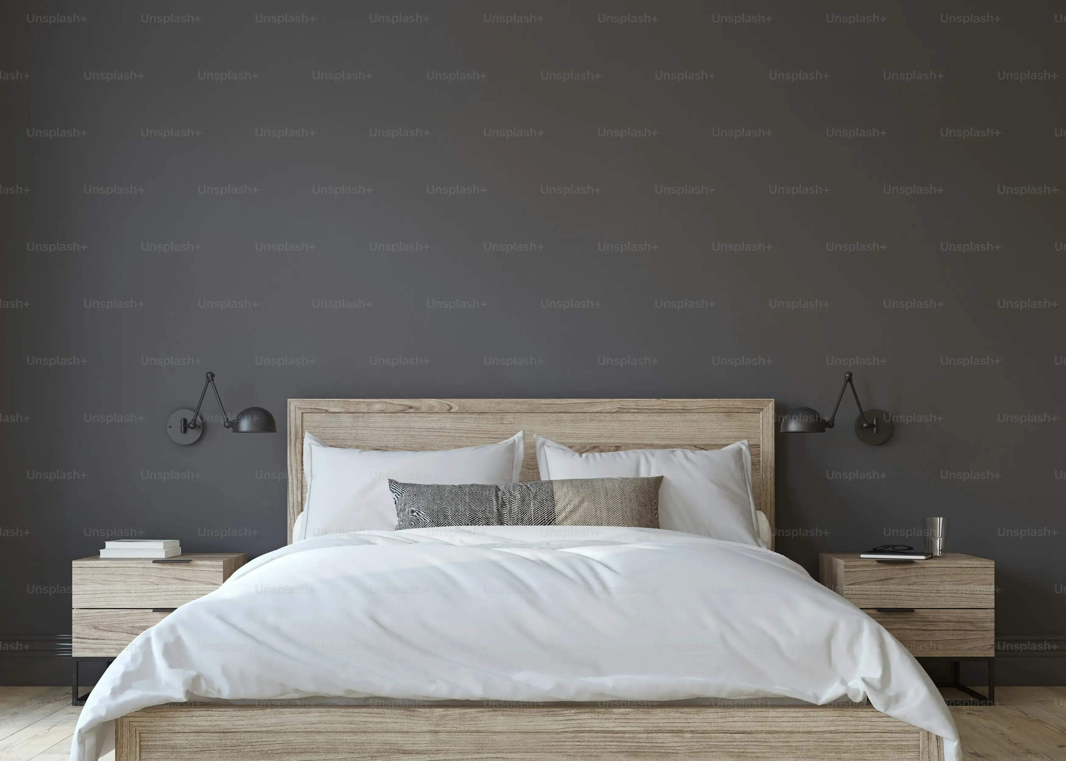 Matching Walls, Floors, and Bedroom Furniture Colors