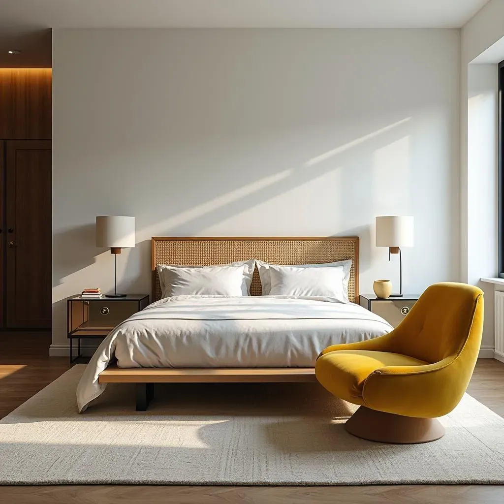 Mixing 70s Bedroom Furniture with Modern Vibes