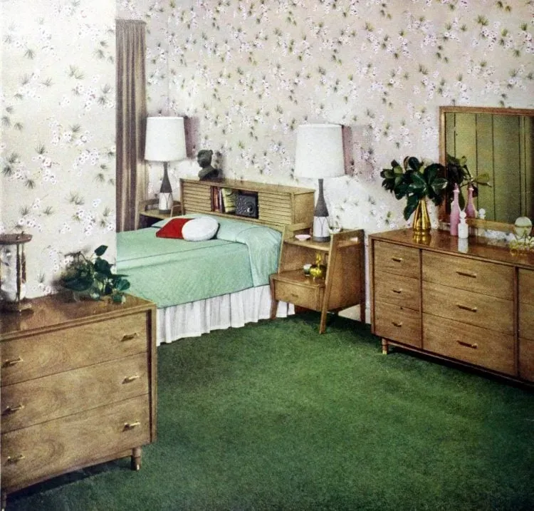 Mixing Modern and 50s Bedroom Furniture for a Cool Vibe