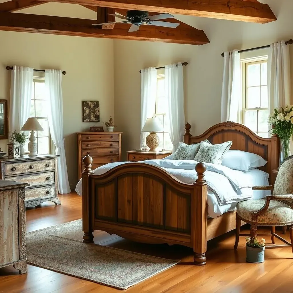 MustHave Vintage Farmhouse Bedroom Furniture Pieces for a Rustic Retreat