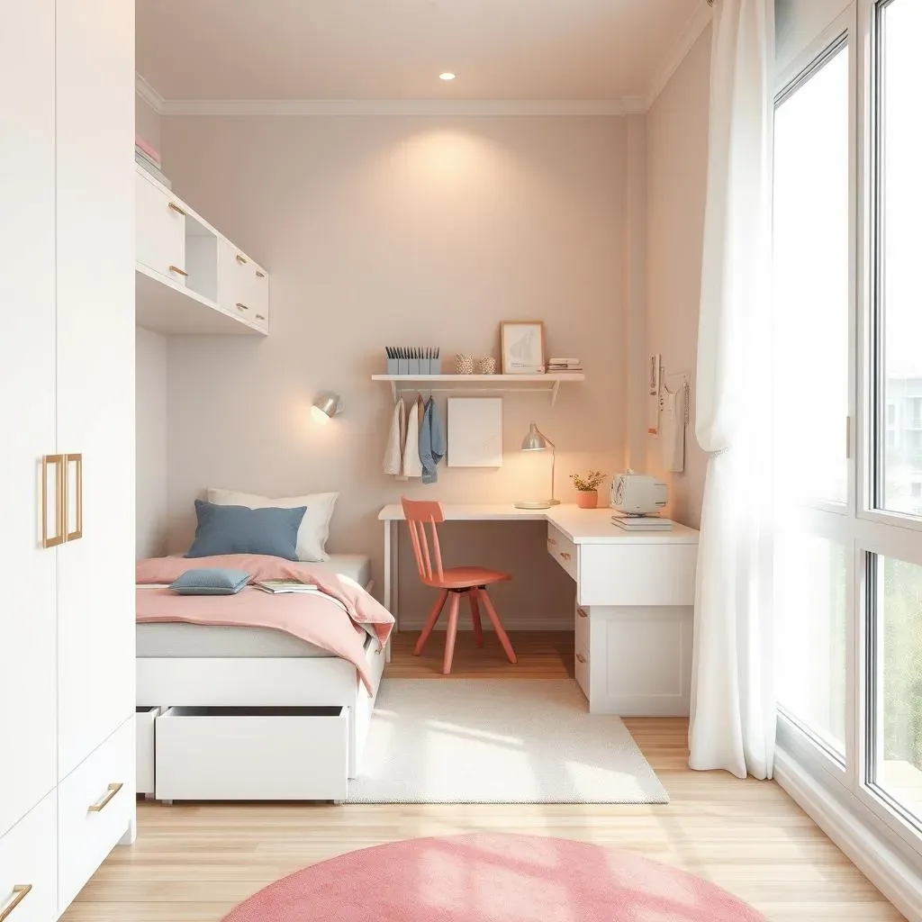 Small Room, Big Style: SpaceSaving Teenage Girl Bedroom Furniture