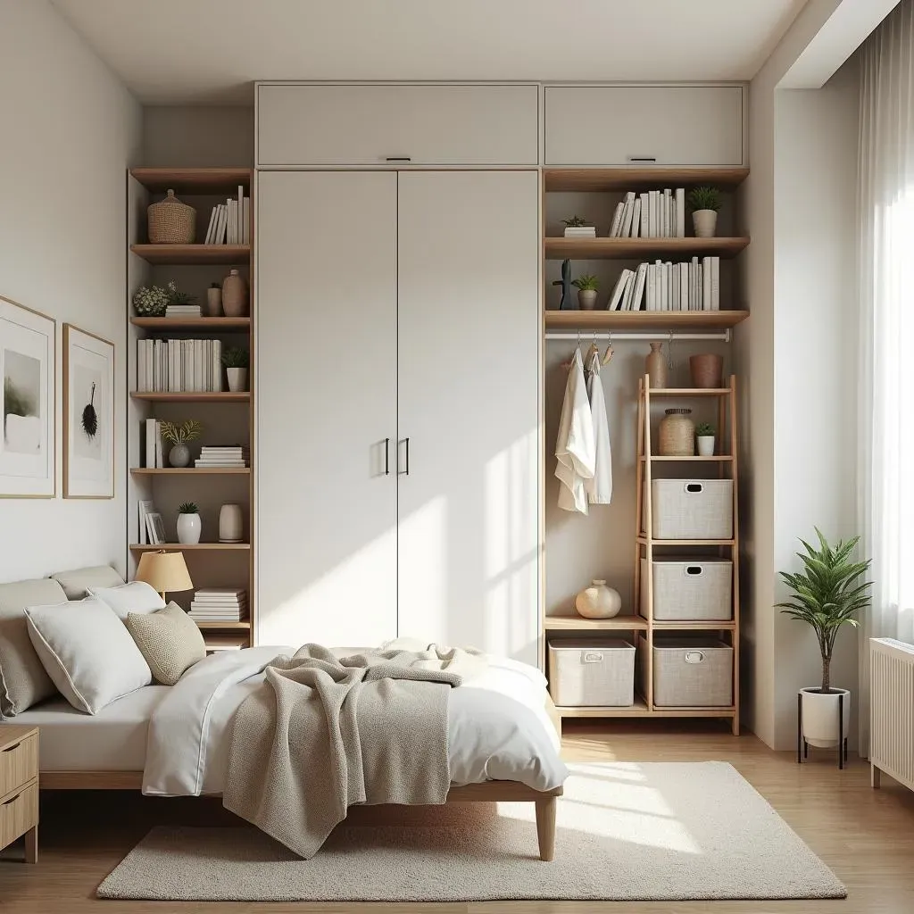 Smart Storage Solutions in a Small 8x9 Bedroom Layout