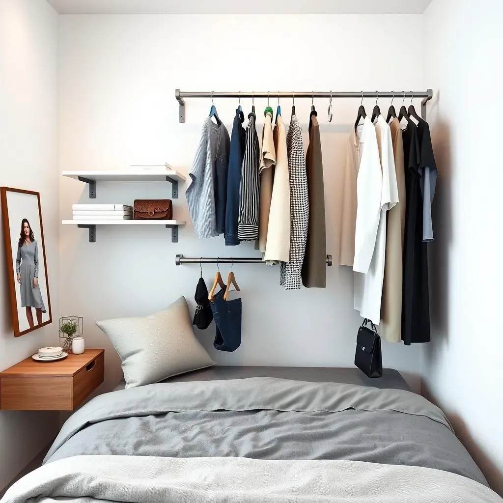 SpaceSaving Bedroom Furniture for Hanging Clothes in Small Rooms