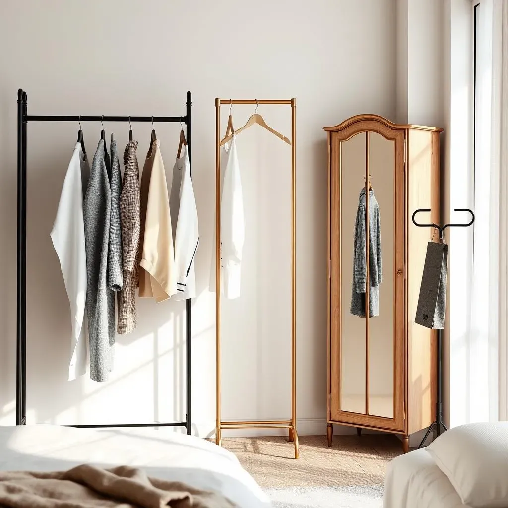 Stylish Bedroom Furniture Solutions for Hanging Clothes: Racks, Armoires, and More