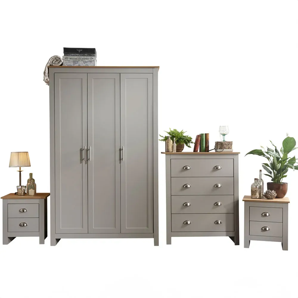 What's Typically Included in 4 Piece Bedroom Furniture Sets Grey?