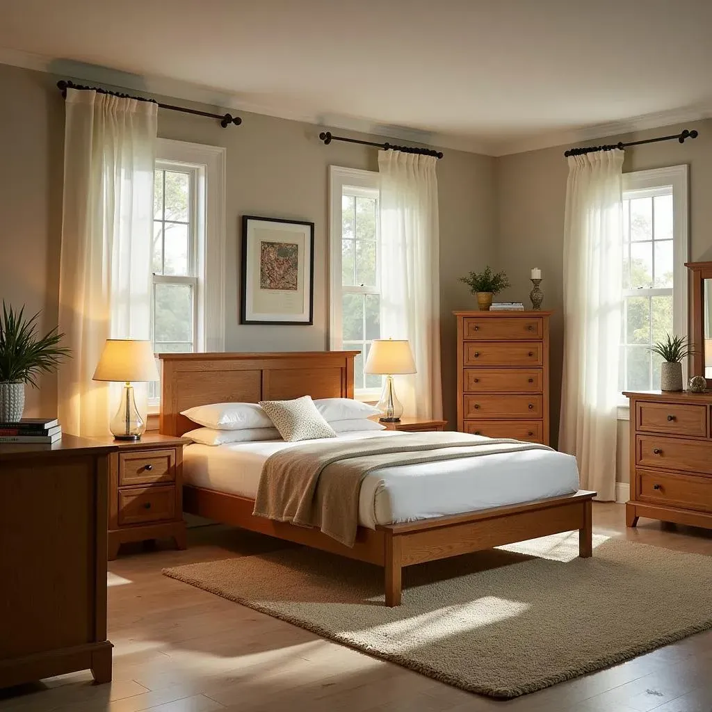 What's Typically Included in a 7 Piece Oak Bedroom Furniture Set?